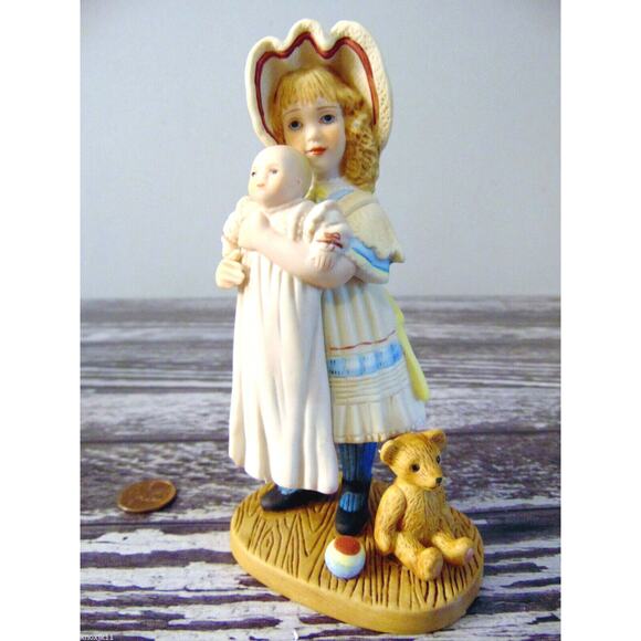 NEW Jan Hagara Limited Ed JENNY & BYE-LO DOLL Porcelain 5.5" Tall FIGURINE NIB! - Picture 5 of 8